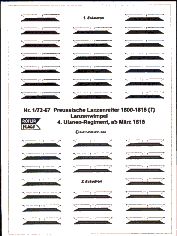 Pruisische lansier wimpels (7)