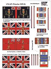 Waterloo Flags (3) 1815