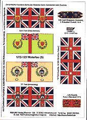 Waterloo Flags (9) 1815