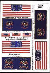 US regiment/nationale vlaggen 1