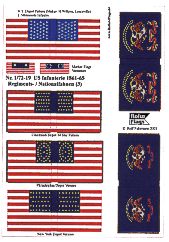 US regiment/nationale vlaggen