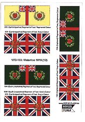 Waterloo Flags (12) 1815
