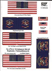 US regiment/nationale vlaggen 2