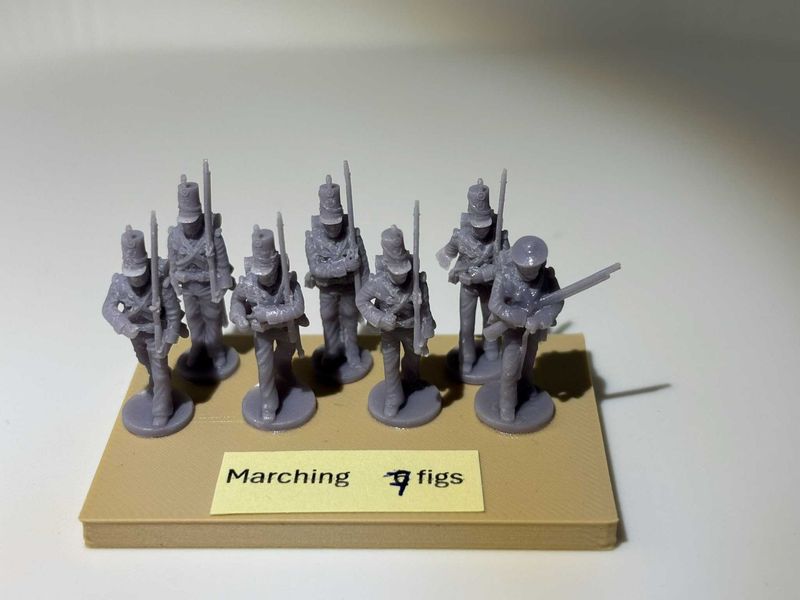 Nap. British 95th Rifles, Marching