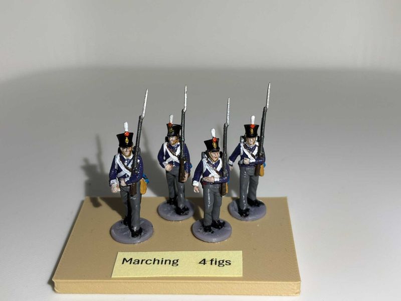 Nap. Dutch Line Infantry Centre, Marching