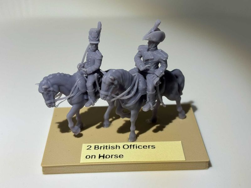 Nap. British Officers on Horse