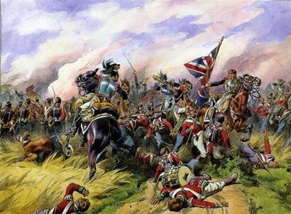 Nap. Capture of Flag 69 Foot at Quatre Bras