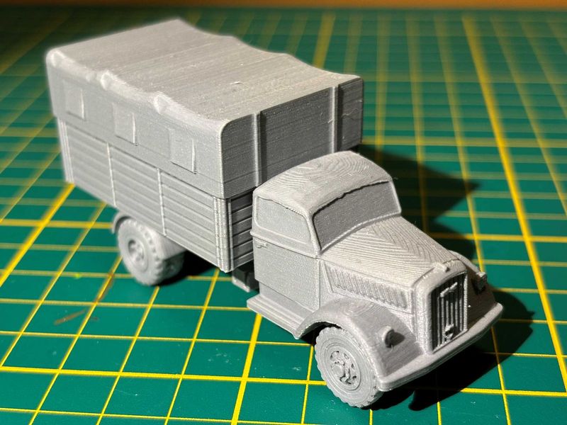 Opel Blitz truck covered