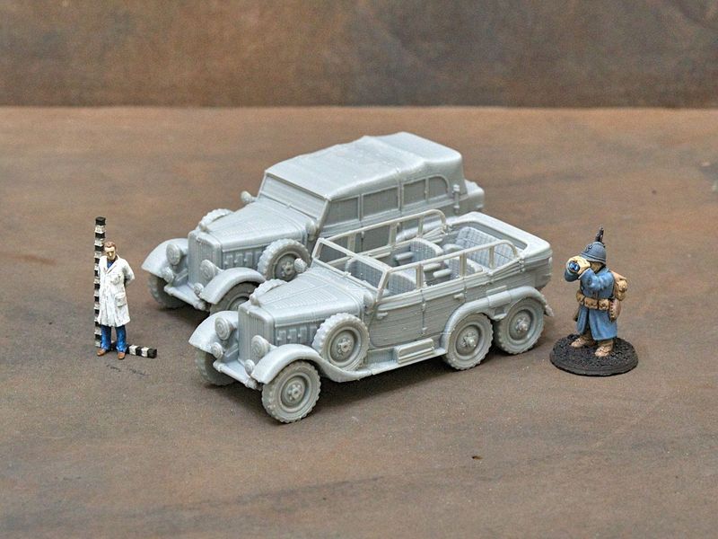 Mercedes-Benz G5 W151 staffcar covered