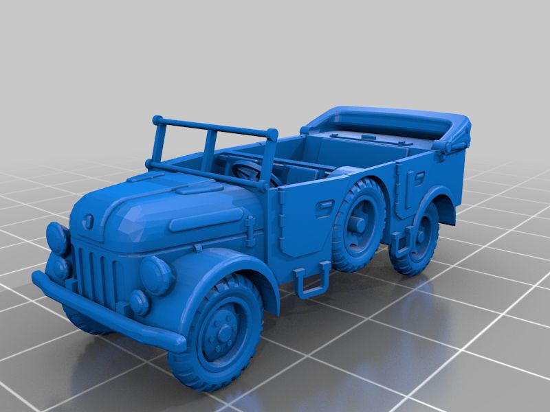 Steyr 1500 wagen top down