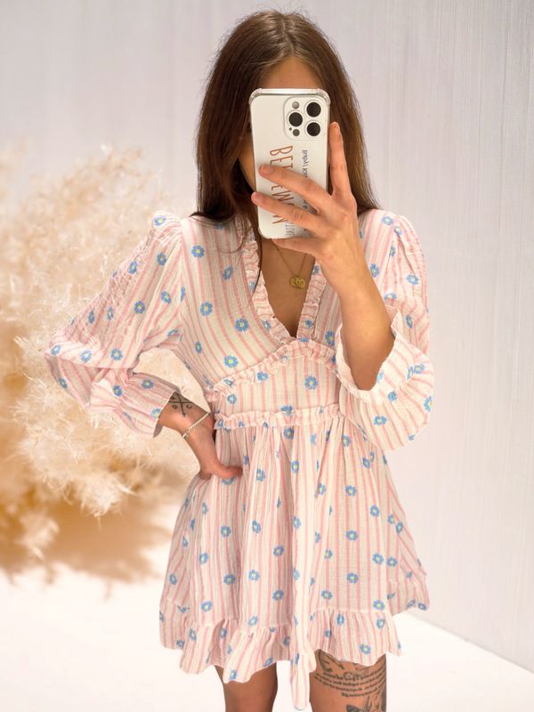 Kleid mit Blümchen - One Size (34-40)
