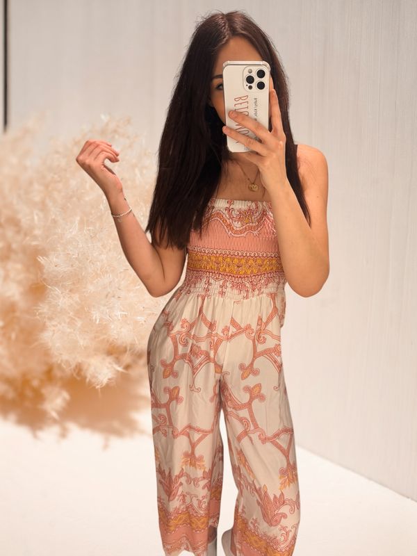 Jumpsuit mit Muster - One Size (34-40)