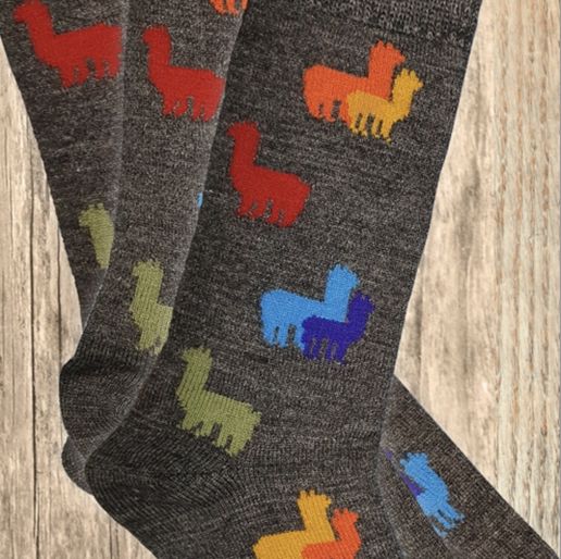 Alpaca Rainbow Socks