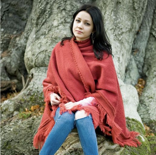 Baby Alpaca Poncho Wrap Cape