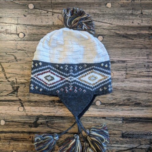 Snow Diamond Alpaca Chullo