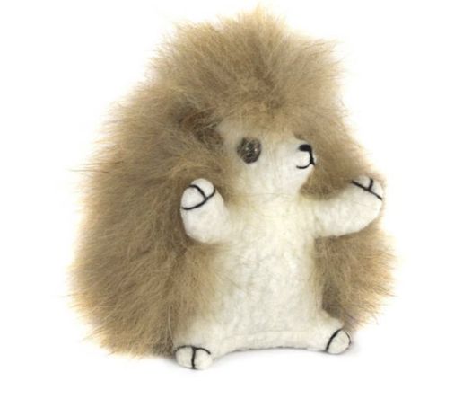 Alpaca Fur Hedgehog (Asst. Colors)