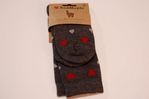 Alpaca Heart Socks
