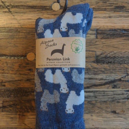 Alpaca Motif Socks