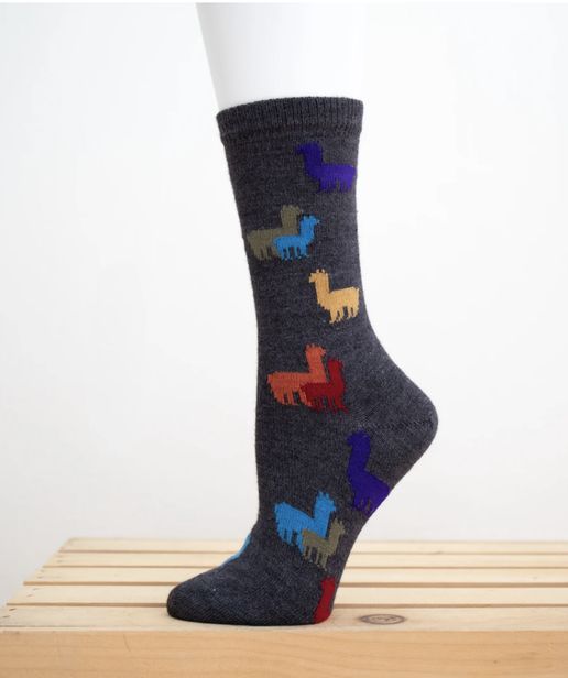 Alpaca Rainbow Socks