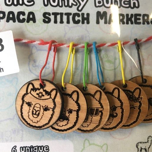 Alpaca Stitch Markers