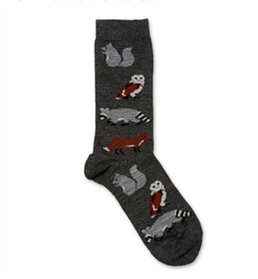 Alpaca Woodland Critter Socks