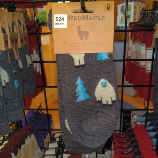 Alpaca Yeti Sock