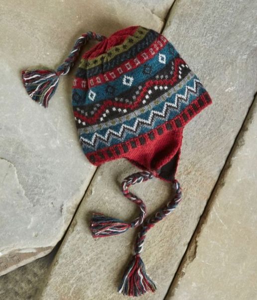 Cinnamon Alpaca Chullo Hat