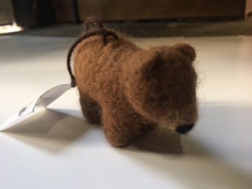 Felted Brown Bear