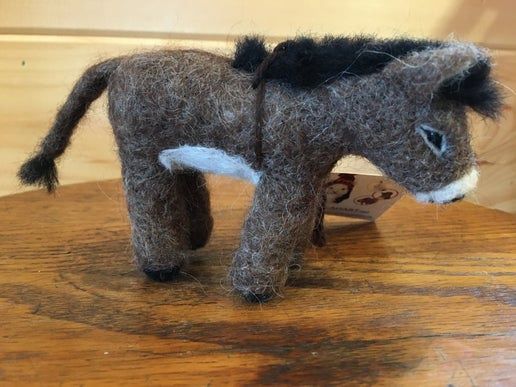 Felted Donkey