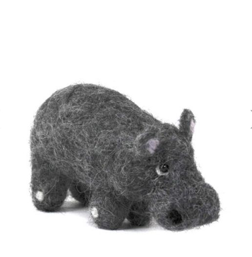 Felted Hippo