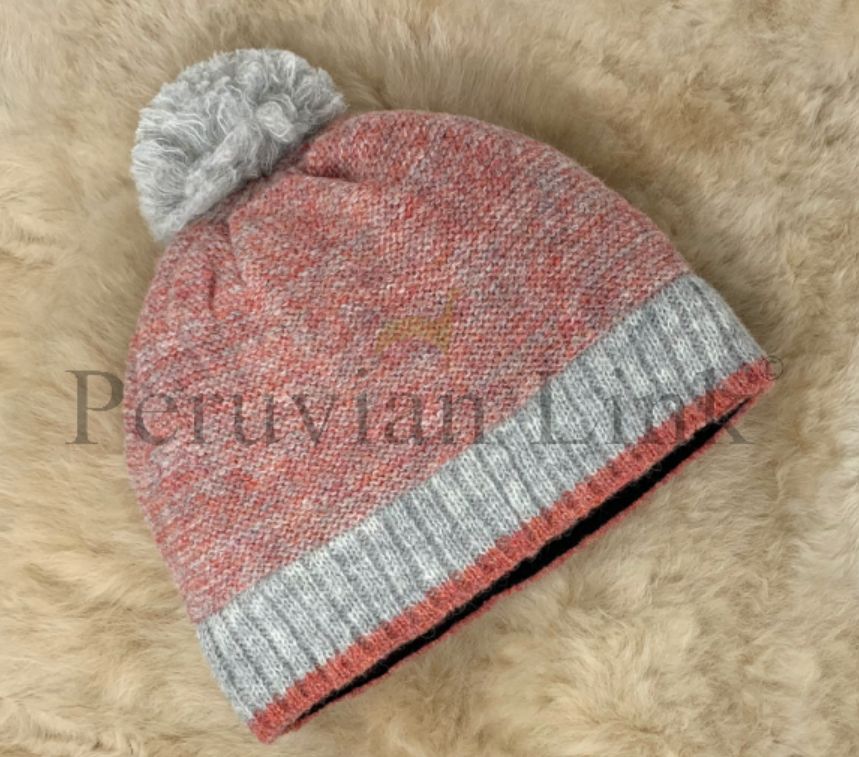 Strawberry Mousse Baby Alpaca Hat