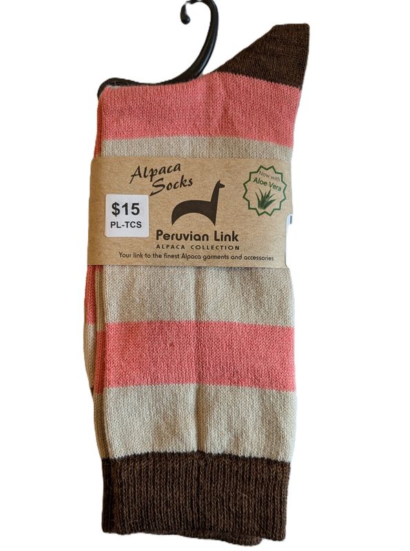 Tri-color Striped Socks