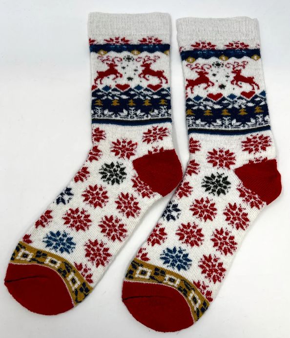 Reindeer Christmas Sock