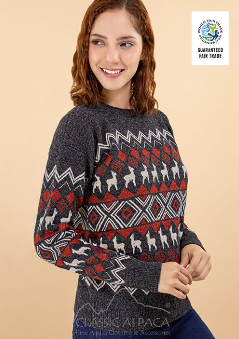 Mountain Unisex Alpaca Sweater