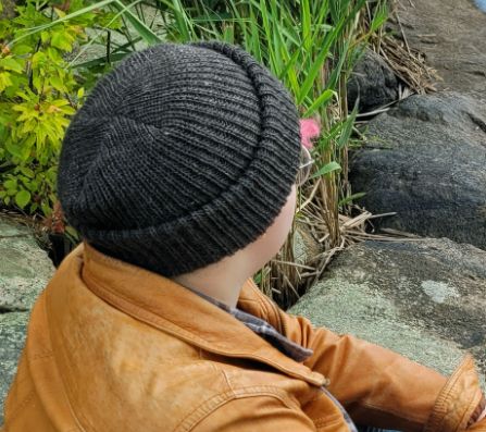 Cardigan Knit Alpaca Beanie