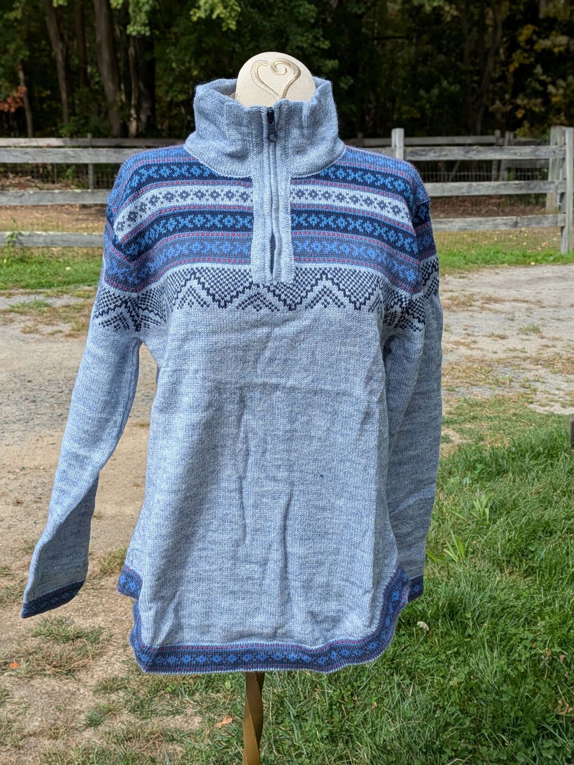 Ladies 1/4 Zip Sweater