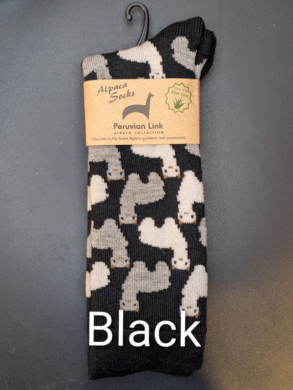 Alpaca Motif Socks