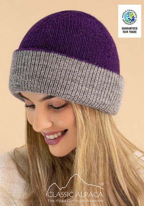 Double Knit English Alpaca Hat