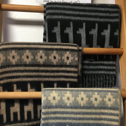 Alpaca Motif Throw