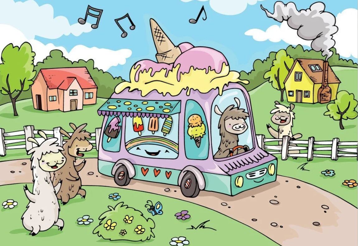Alpaca Ice Cream Puzzle
