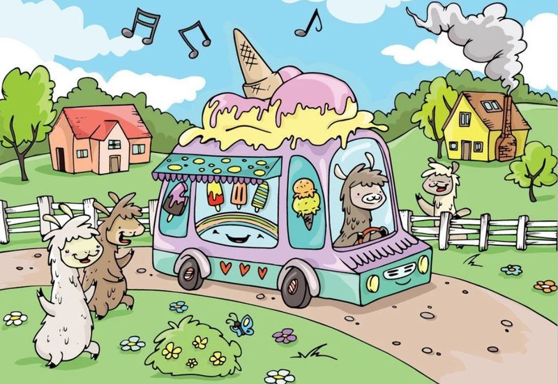 Alpaca Ice Cream Puzzle