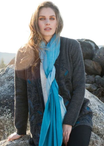 Ombre Alpaca Pashmina Scarf