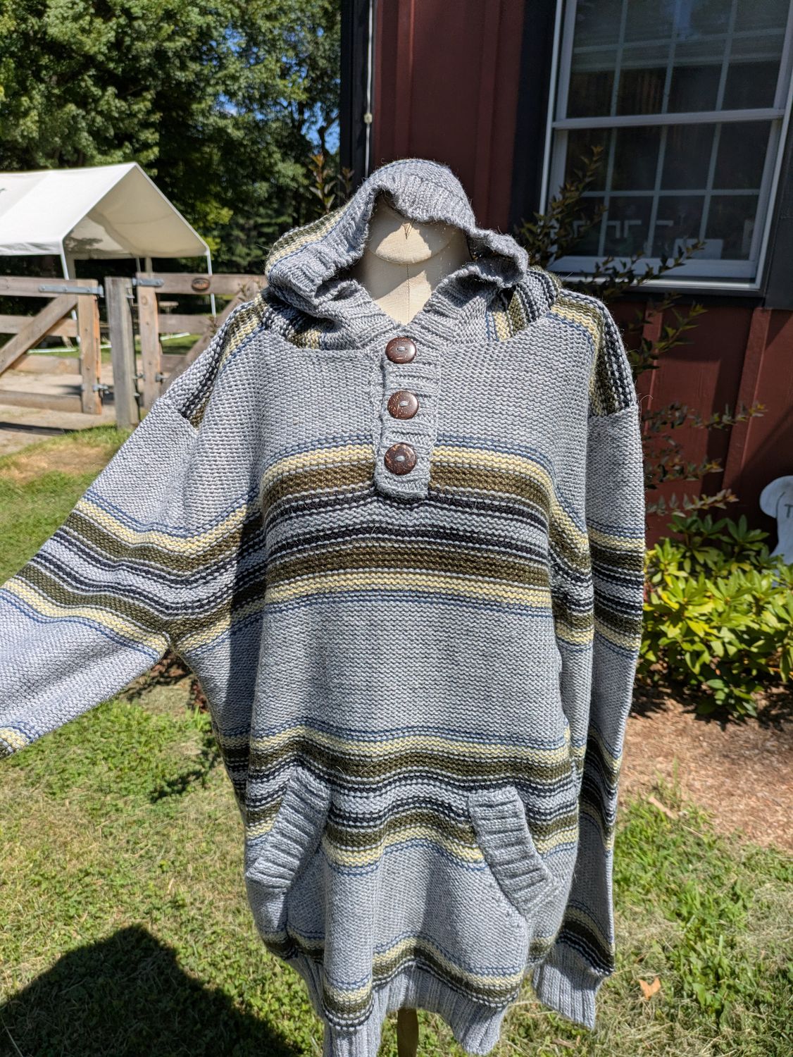 Quarter Button Hoodie