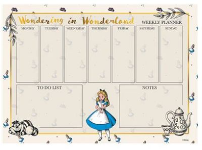Alice in Wonderland (Wondering) A4 Desk Pad