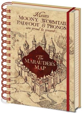 Harry Potter (Marauders Map) A5 Wiro Notebook