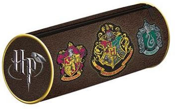 Harry Potter (Colourful Crest) Barrel Pencil Case