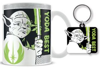 Star Wars (Yoda Best) Mug and Keychain Set