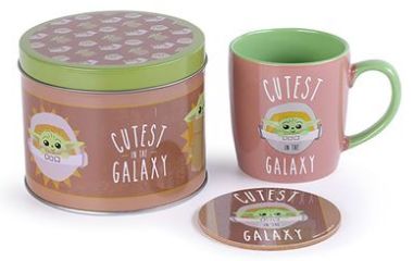 Star Wars: The Mandalorian (Cutest in the Galaxy) Mug Tin Set