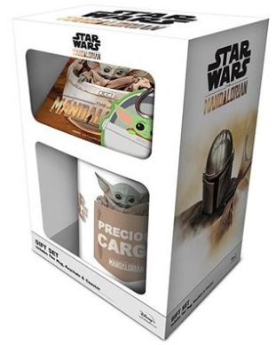 Star Wars: The Mandalorian (The Child) Mug Coaster Keychain Gift Set