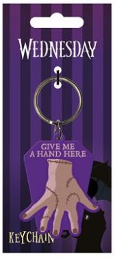 Wednesday (Give me a hand) PVC Keychain